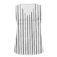 thumbnail image 4 of Women's Satin Camisole Tank Tops V Neck Pleated Dressy Casual Sleeveless Blouses Summer Business Work Shirts (XL, Gray), 4 of 8