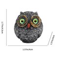 thumbnail image 4 of Estatua Búho Arte Artesanía en Miniatura Figura Lucky Owl Ornament Resin For Home Decoration, 4 of 9