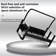 thumbnail image 3 of Estante para fregadero de cocina Inteprter organizador de aluminio Negro 17cm, 3 of 6