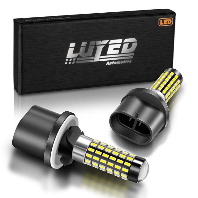 Bombilla LED para faros antiniebla LUYED 880, 400% de brillo, xenón blanco