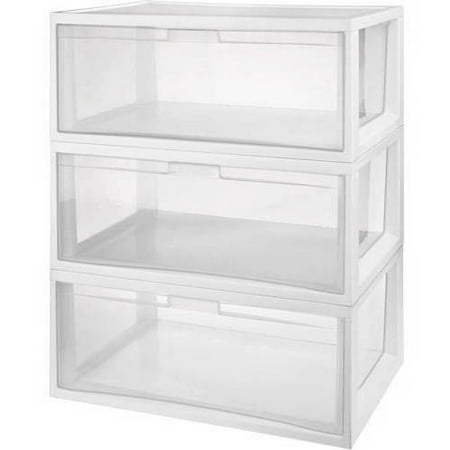 Sterilite Large Tall Modular Drawers White Available In Case Of 3