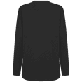 thumbnail image 3 of Women's-Levelwear  Black Seattle Kraken Mother's Day Beaudry Arched Pullover Sweatshirt, 3 of 3