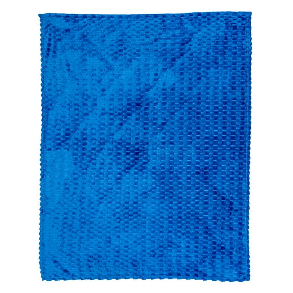 Blue Turtle Shell Soft Plush Blanket - 50x60in Cozy Fluffy Couch & Bed Decorative Throw Blanket