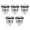 Blue, variant on Suodoka 5Pcs 12mm / 0.47 inches Stainless Steel Push Button Switch Flat Top with LED Self Reset Power Accessories Blue DC3-6V Waterproof Water-Resistant Durable For Automobiles Trucks Ships