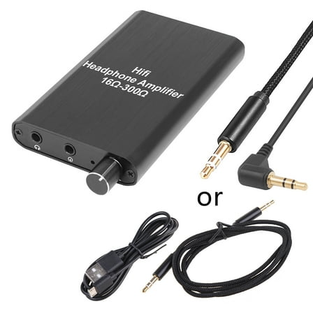 Headphone Amplifier 3.5mm input and output Two-stage Hi-Fi Earphone Headset