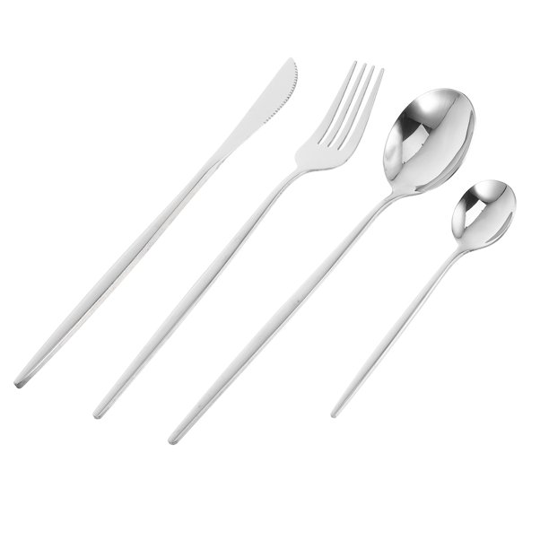WEUVEB 1 De Utensilios Metálicos Para Con Acabado Y Fácil Limpieza En Color Plateado