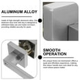 thumbnail image 5 of LOLIPPYY Exterior Door Handle: Aluminum Alloy Door Handle Lock With Key - Square Bedroom Knob Lock For Home Apartment Bathroom Passage And Privacy Use, 5 of 7
