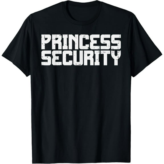 Princess Security Funny Family Dad Halloween Big Brother Men T-Shirt