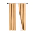 thumbnail image 5 of Gorgeous Home Linen 2‑Panel Blackout Thermal Window Curtains, Bronze Grommet Top, Gold, 108 in Extra Long Adam Home Décor, 5 of 5