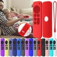 thumbnail image 4 of For  TV 4k 2021 Remote Control Silicone Protective Cover With Lanyard, 4 of 4