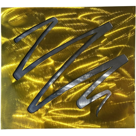 Squiggle Metal Decor