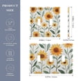 thumbnail image 2 of Yayeee Toggle Light Switch Wall Plate 2-Gang 4.56"x4.48" Decorative Outlet Cover, Sunflowers and Leaves Pattern, 2 of 7