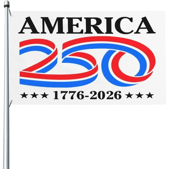 America 250th Birthday 250 Years Usa 1776 2026 Flag 4x6 Banner for Outside Inside