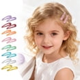 thumbnail image 3 of Hair Clips for Women, 2 Pack Pink Glitter Metal Snap Hair Barrettes, Sparkly Sequin Hollow Side Hair Pins, Lightweight Non-Slip Hair Clips for Women Daily Party Makeup Hairstyle Accessories, 3 of 3