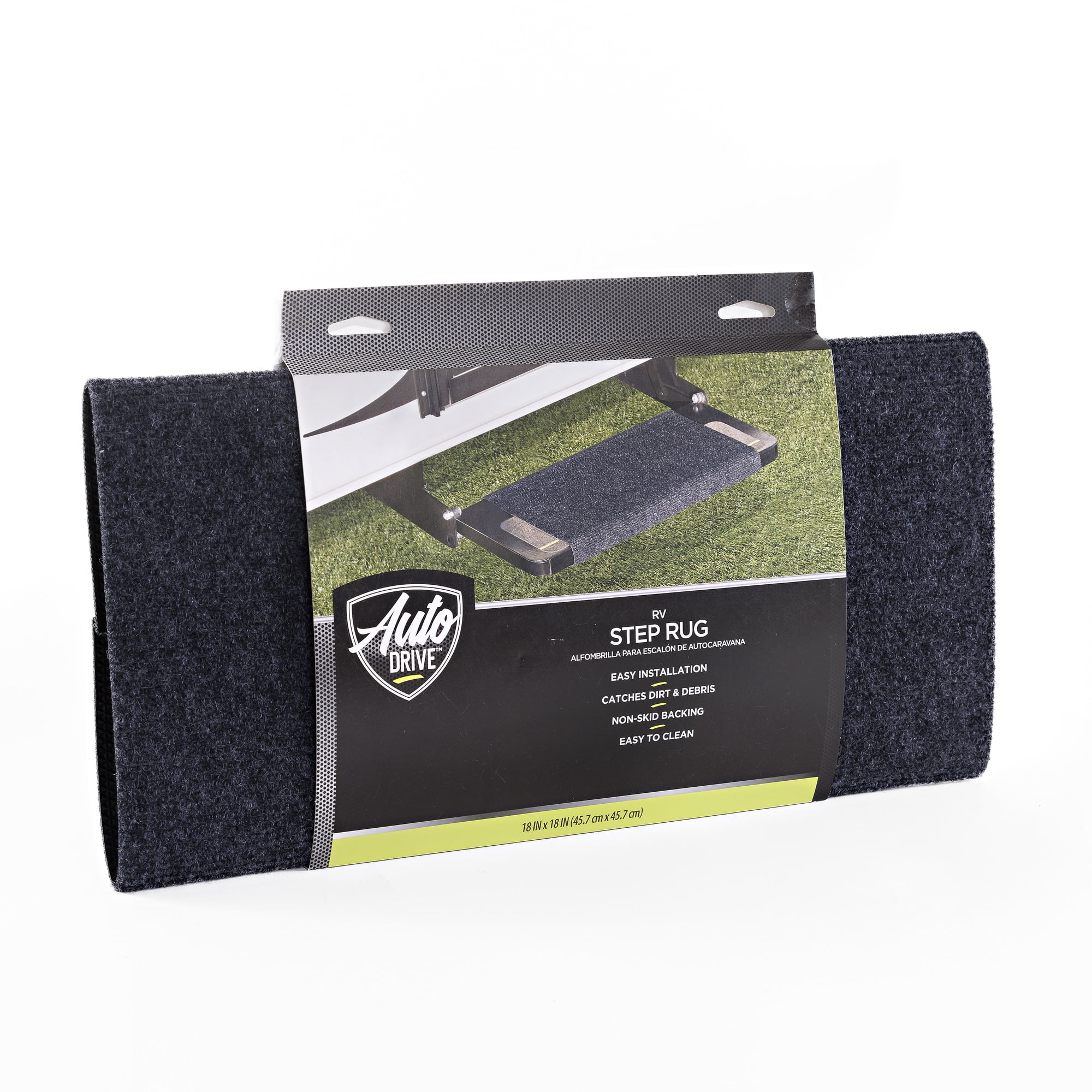 Auto Drive RV Step Mat, 18'x18', Gray