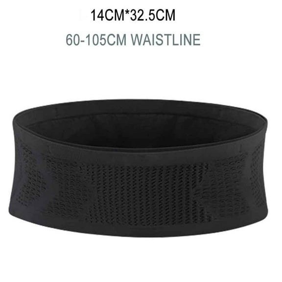 Fashion Waist Packs,Moisture Wicking Storage Belt,Portable Pocket,Phone Holder for Running/Hiking,Travel Pouches Under Clothes,Black