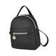 thumbnail image 5 of Mini mochila informal de piel sintética para mujer, bolso de viaje para la universidad, cumpleaños femenino Negro, 5 of 8