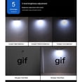 thumbnail image 3 of 2 Pcs 3300LM Camping Lantern Rechargeable, Portable Tent Light, 8h Runtime, Waterproof for Camping, Canopy, Vendor, Emergency,SL-360 White Light (Solar USB Dual Use), 3 of 5