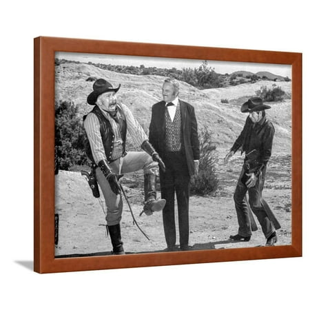 A scene from Blazing Saddles. Framed Print Wall Art By Movie Star (Blazing Saddles Best Scenes)