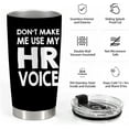 thumbnail image 3 of Human Resources Gifts, HR Gifts for Women, Human Resources Professional Day Gifts, HR Co Worker gifts, 20oz Stainless Steel Tumbler with Lid Straw, Black, 3 of 6