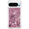 thumbnail image 2 of Case for Google Pixel 9 Case Glitter Liquid Cute Clear Phone Case,Floating Quicksand Shockproof Protective Bumper Soft TPU Cover for Google Pixel 9 / Pixel 9 Pro Love Rose YB, 2 of 14