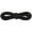 Black, variant on 4mm Round Polyester Shoelaces 1/8" Solid Color All Shoe Types 4 Feet Long 1 Pair, Yellow