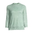 thumbnail image 6 of No Boundaries Juniors' Lace Top, 6 of 6