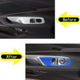 thumbnail image 2 of TINKI Soft Carbon Fiber Window Lift Switch Trim Cover Fit for Chevrolet Corvette Z06 Z51 C8 2020-2023, Window Lift Switch Panel Decoration Frame Trim Sticker,for Coupe, 2 of 7