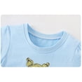 thumbnail image 3 of HWJAD Girls and Toddlers' Short-Sleeve Graphic T-Shirts Summer Crewneck Kids Tee Tops, 2 Pack, 3 of 8
