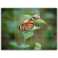 thumbnail image 1 of Picture-Tiles.com: Butterfly Ceramic Tile Wall Mural WAL500280-43XL. 48"W x 36"H using (12) 12" x 12" Ceramic Tiles-Satin Finish, 1 of 3