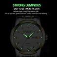 thumbnail image 4 of POEDAGAR Men Watch Stainless Steel Business Watches Top Brand Luxury Quartz Men's Wristwatch Waterproof Luminous Date Week Man, 4 of 5