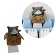 thumbnail image 2 of YIGSECU Kitten Keycap Crossed Stem Mechanical Keyboards for Gaming Use, 2 of 17