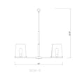 thumbnail image 6 of 3032-5RB-Z-Lite-Callista - 5 Light Chandelier In Transitional Style-34.5 Inches Tall and 33 Inches Wide     -Traditional Installation, 6 of 7