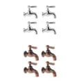 thumbnail image 1 of Paquete de 8 1/12, casa miniatura, grifo de , casa de , suministros de , piezas de ajuste, accesorios, juguetes p Hugo Grifo de casa de muñecas en miniatura, 1 of 10