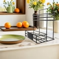 thumbnail image 4 of BESTYASH Organizador De Condimentos Y Jarabes En Metal Negro Para Cocina Con Fácil Acceso Y Almacenamiento Eficiente, 4 of 7