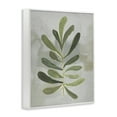thumbnail image 3 of Stupell Industries Single Green Leaf Branch Floral Painting White Framed Art Print Wall Art, 11 x 14, 3 of 8