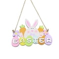 thumbnail image 2 of Axioma Easter Spring Wooden Ornament Figurine Printed Party Favors Supplies Craft Toys Table Sign DIY for Tree Desk Room Farmhouse Patio Decoration Easter bunny, 2 of 8