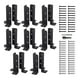 thumbnail image 1 of Soporte de base de poste Soporte de soporte ajustable Soporte de poste de armadura Soporte de barandilla 16 piezas, 1 of 8