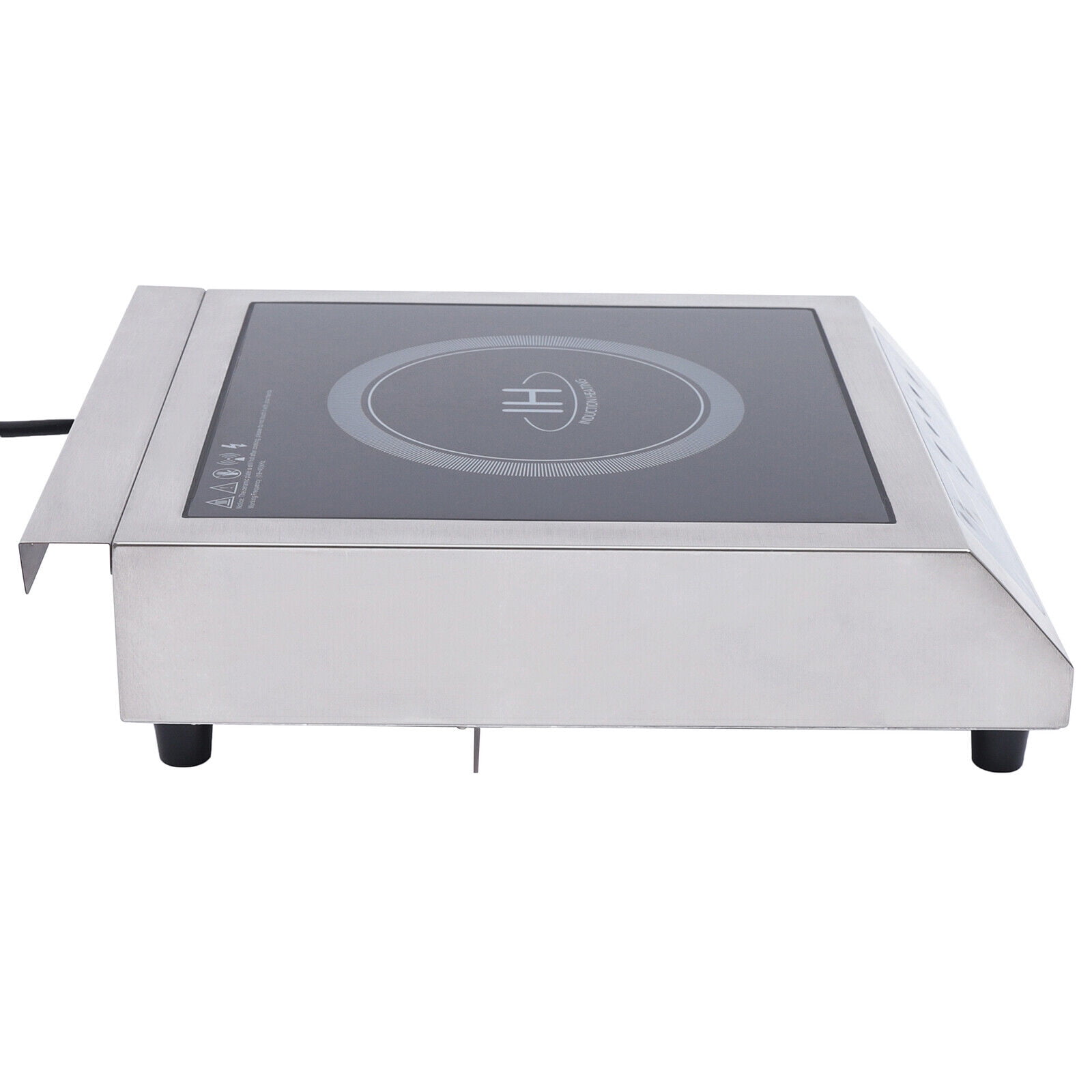 Portable Induction Cooktop Stainless Steel Electric Countertop Cooker Timed 24H High-power Induction Cooktop 3500W Countertop Cooker Stainless Steel Body &Timer Portable Induction Cooktop