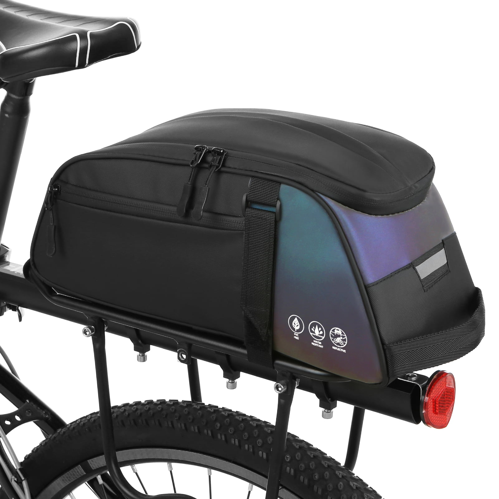 Wozinsky roomy bike carrier bag 35L (rain cover included) black (WBB19BK) -  B2B wholesaler.hurtel.com