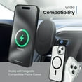 thumbnail image 2 of Mighty Mount MagSafe Wireless Car Charger Air Vent Mount (Version 2.0), 2 of 6