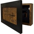 Faith Over Fear Decorative WallMounted Secure Gun by Bellewood