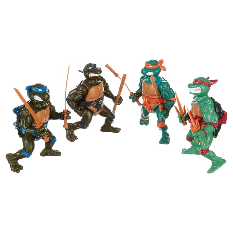 Playmates Toys Original TMNT Teenage Figurine: Classic 4