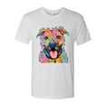 thumbnail image 3 of Wild Bobby, Dean Russo Best Dog Dog Lover Mens Premium Tri Blend T-Shirt, Heather White, Medium, 3 of 6