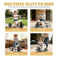 thumbnail image 4 of XJD 7 in 1 Toddler Tricycle with Push Handle,Toddler Bike for 1-3 Years Old Boy Girl, Toddler Push Tricycle, Baby Bike Balance Bike with Adjustable Seat Height and Removable Pedal, 4 of 11