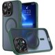 thumbnail image 4 of Funda para iPhone 13 Pro Max con protección integrada de lente de cámara, [prueba de caída de grado militar] Funda mate translúcida para iPhone 13 ProMax Case 6.7" - Verde, 4 of 5