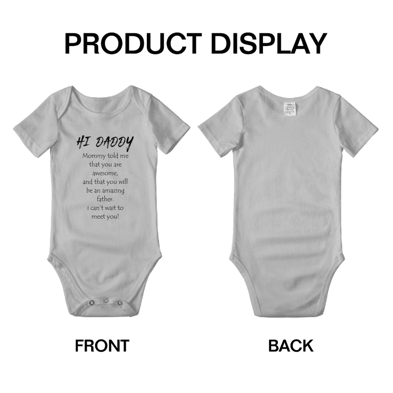 CBTwear Funny Baby Bodysuit - "Grandma Has Waited A Long Time For Me" Newborn Outfit For Boys & Girls (NB, 6M, 12M)