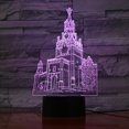 thumbnail image 1 of Luz nocturna 3D para catedral cristiana, colorida, LED que cambia de color, 1 of 2
