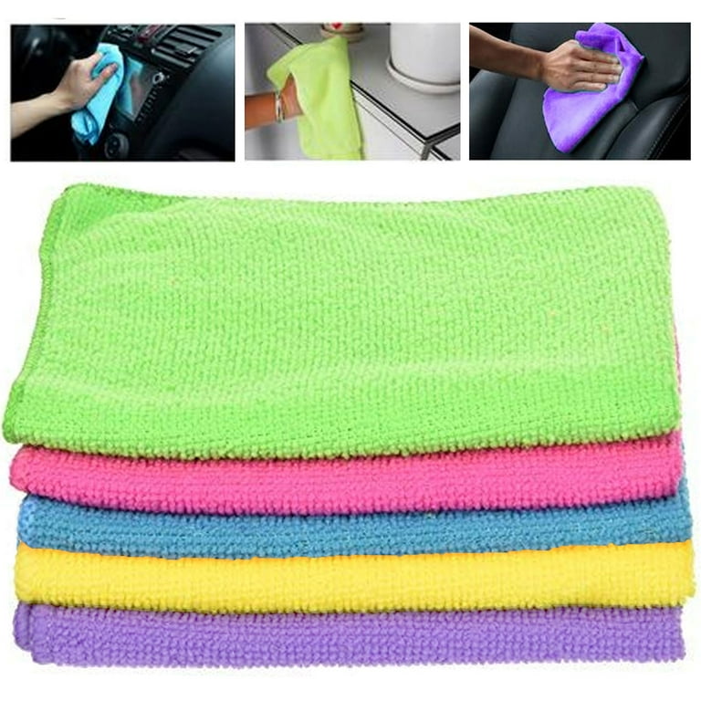 LIVAIA Microfiber Cleaning Cloth: 2 Microfiber Cleaning Cloths for Cars –  Car Wash Cloths for Cleaning, Car Cleaning Products, Car Wash Kit Car Care