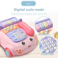 thumbnail image 4 of zanvin Holiday gifts Children's Multi-function Early Education Telephone Car Story Machine Baby Baby Educational Music Whack-a-mole Simulation Toy, 4 of 6